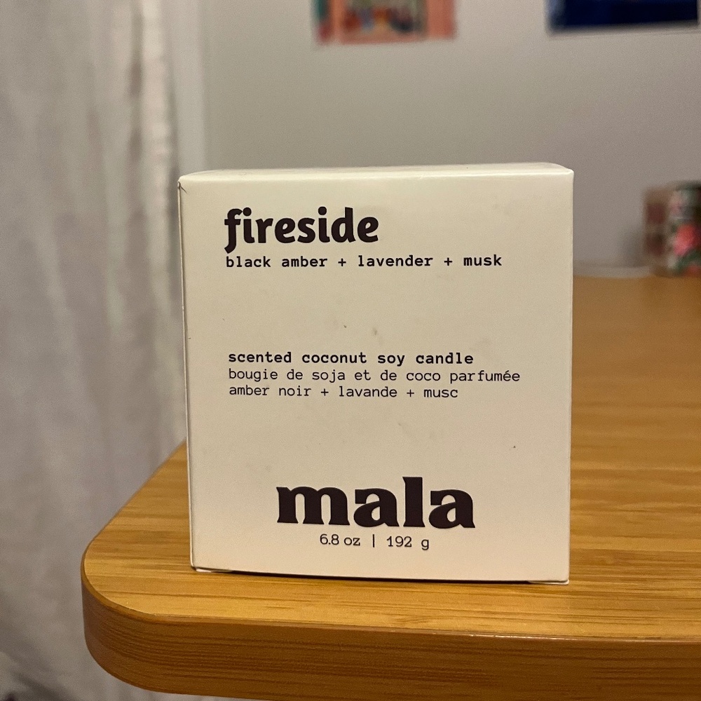 Mala The Brand Fireside Classic Candle NWT